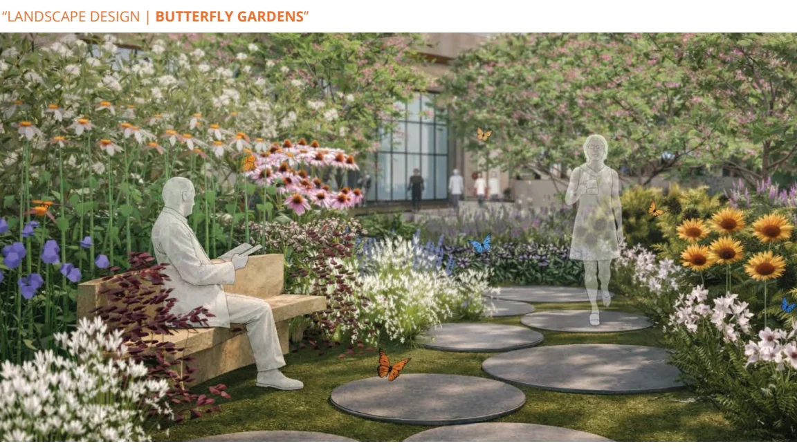 Wellness retreat garden at Hero Homes Sector MU