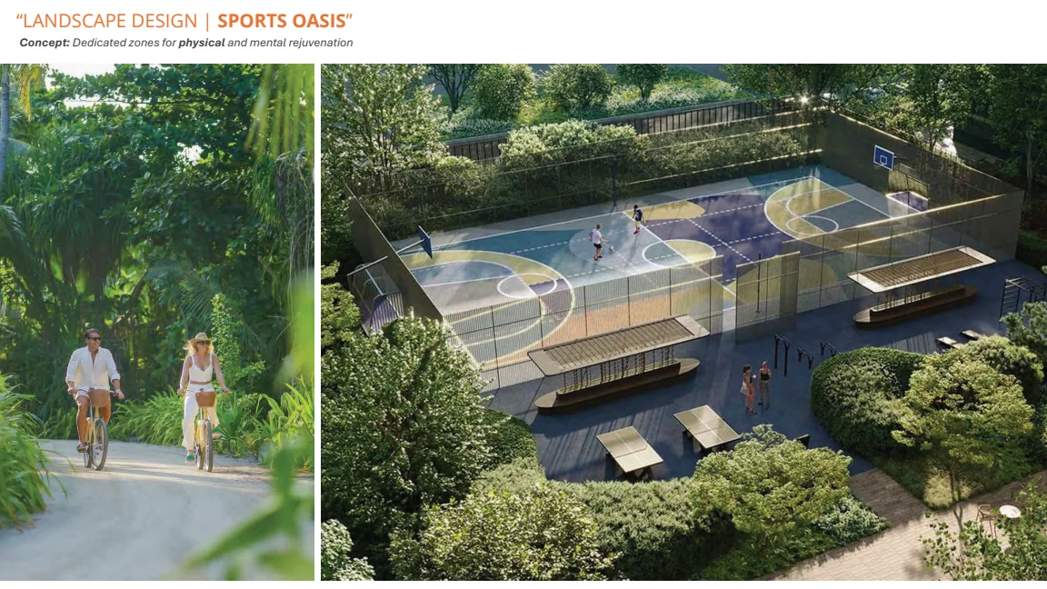 Sports oasis at Hero Homes Sector MU